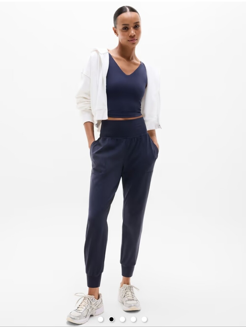 Athleta Matching Set-Solutation Jogger SzS/Conscious Grop in Powervita Bra Sz XS - Picture 2 of 13